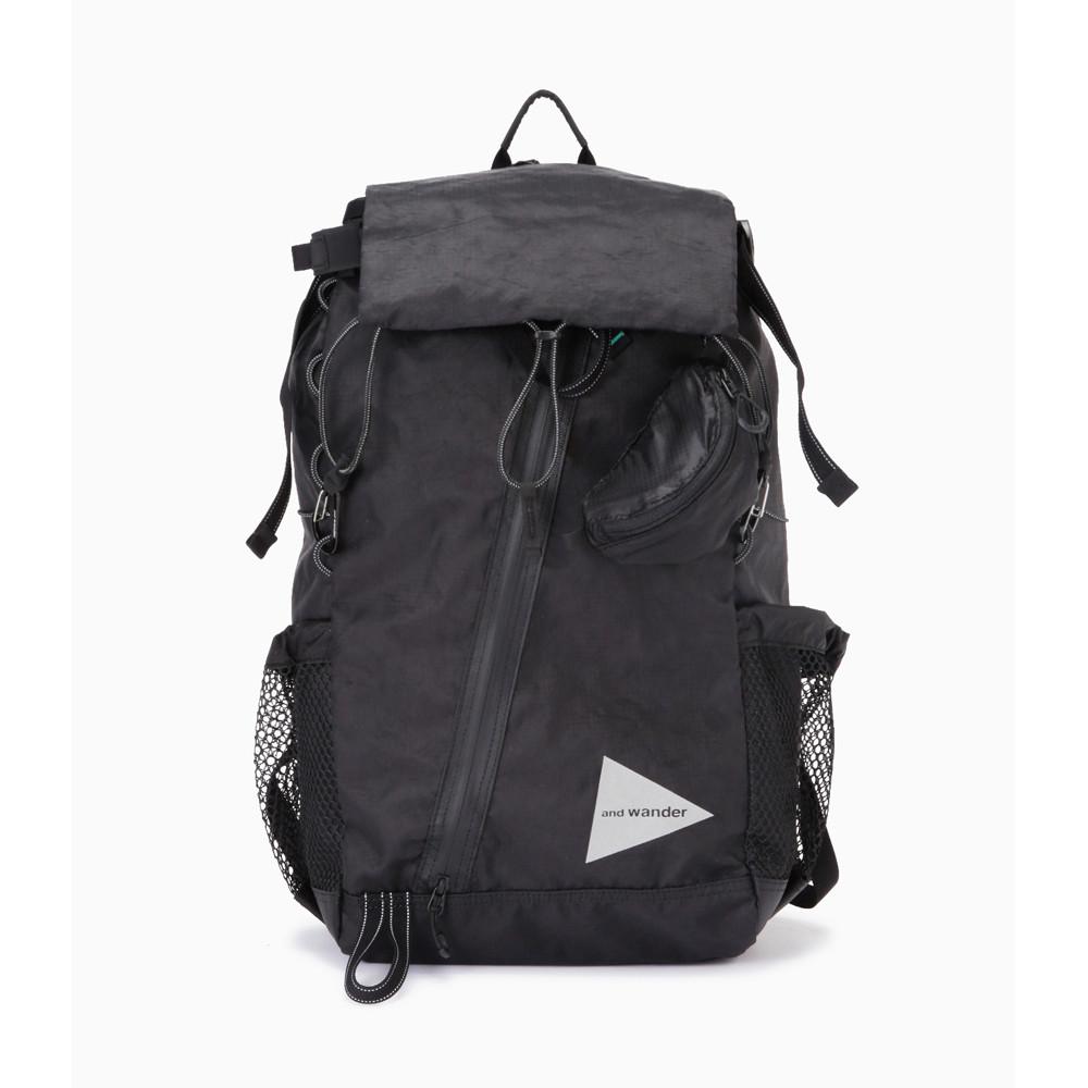 앤드 원더 and wander ECOPAK 30L backpack - Black