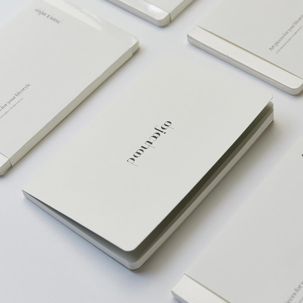 OBJECTHOOD Plain Note 플레인 무지 노트