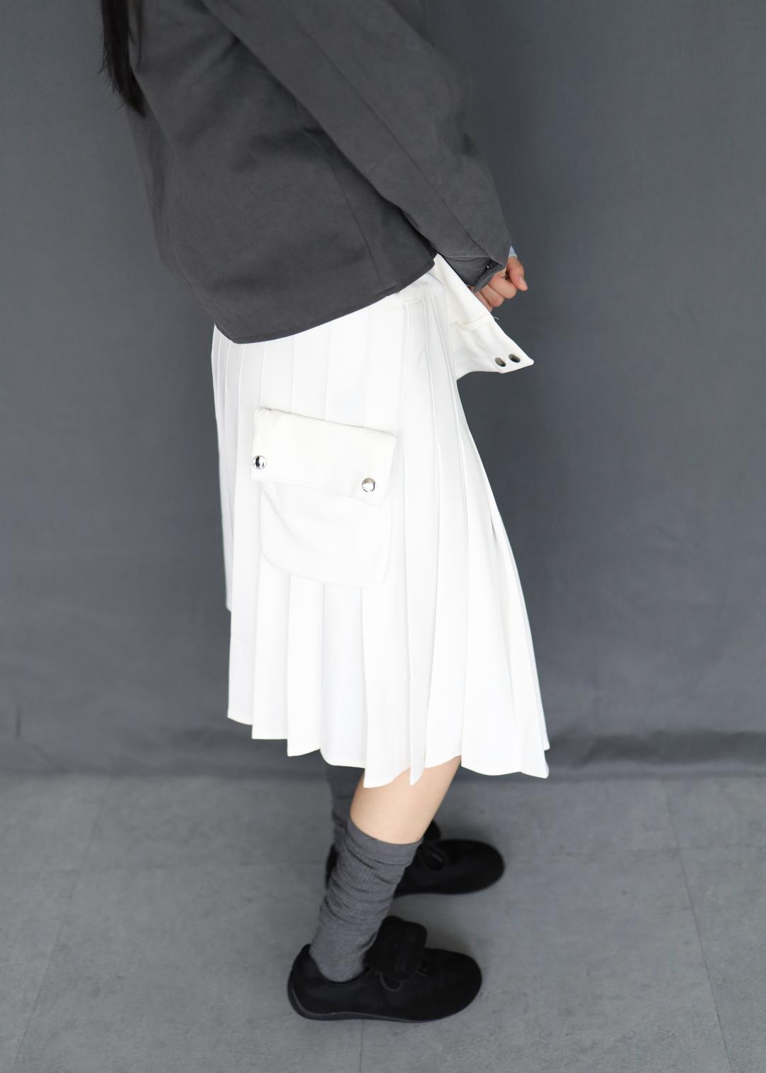 풀풀풀 hoshi wrap skirt (ivory)
