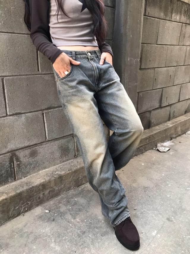 바온 [2천장돌파][BAONHOUSE] Ruki denim wide pants (2color