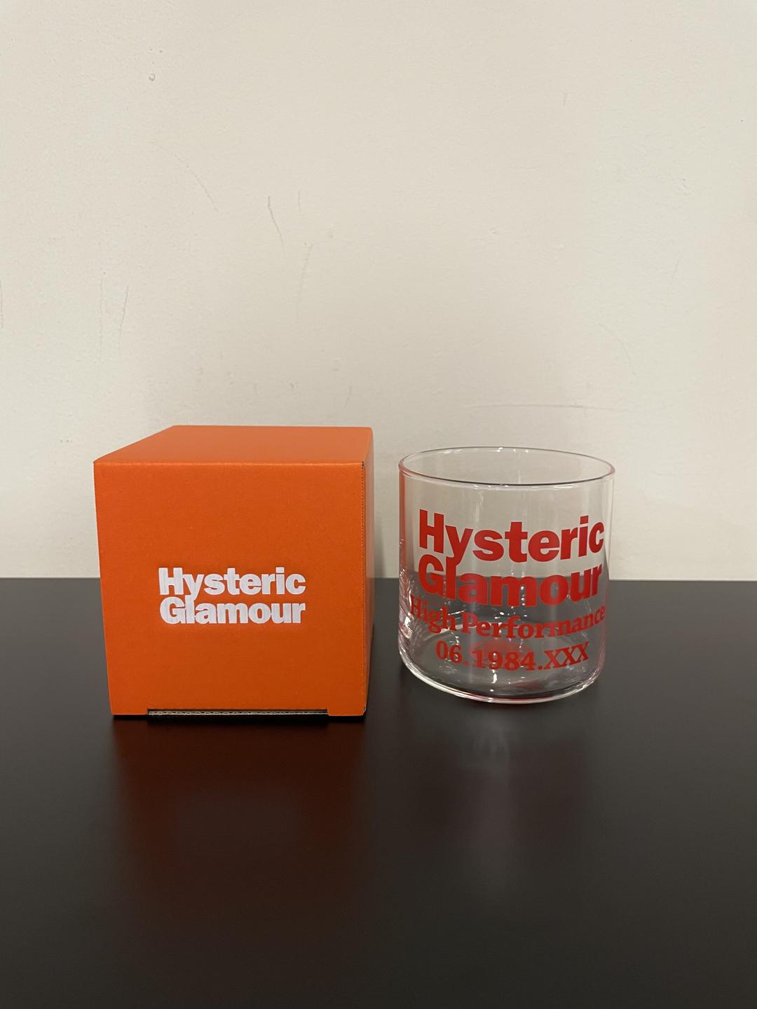 HYSTERIC GLAMOUR glass cup RED -5 (room)