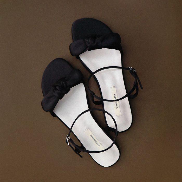 Kohi ribbon sandal_black