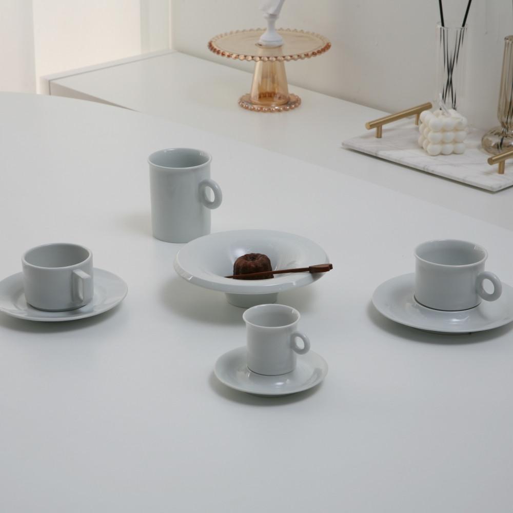 1400 mitterteich 미터타이크 머그 커피잔 &받침세트 4size 홈카페 브런치