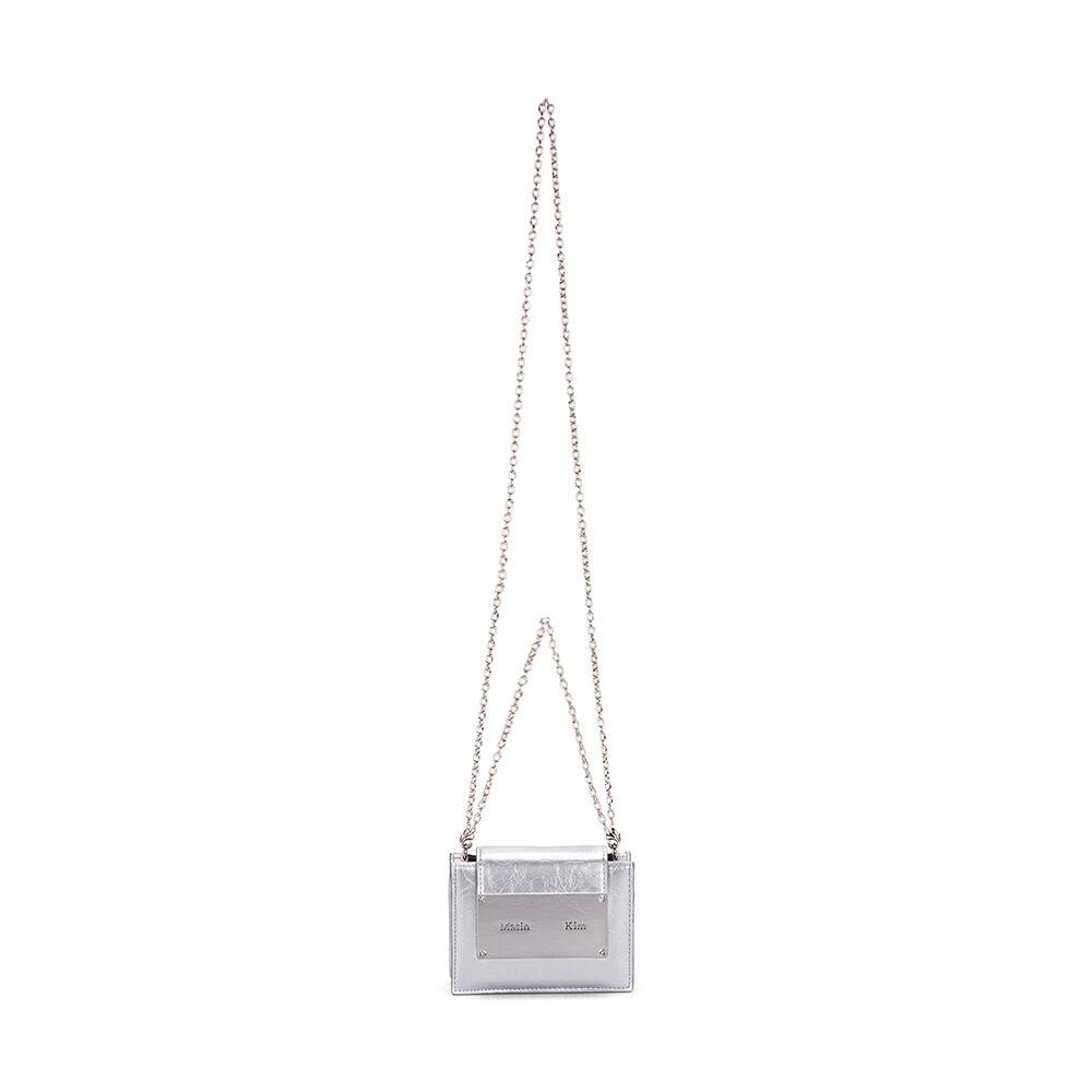 ACCORDION MINI BAG IN SILVER