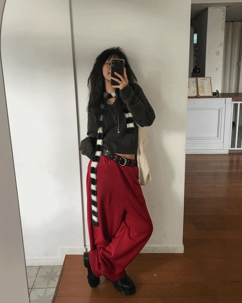 [MD PICK!] WEEKLY HEATING WIDE SWEAT PT (UNISEX)