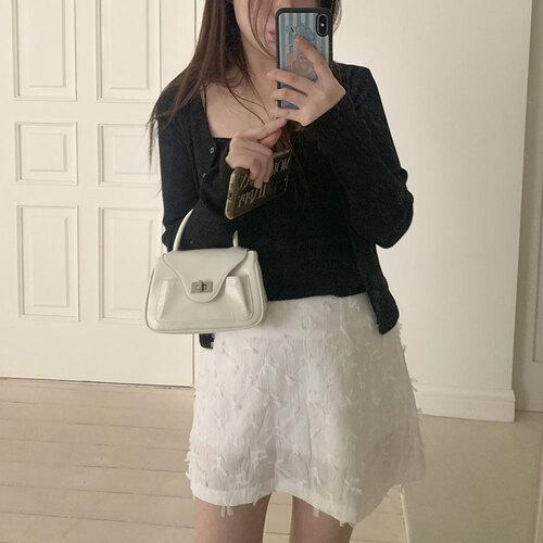 리즈닝 [24fw베스트재진행/주문폭주]쫀쫀 슬림 끈나시+가디건set