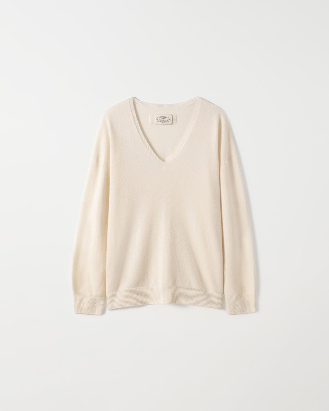Lei Wool V-neck Knit