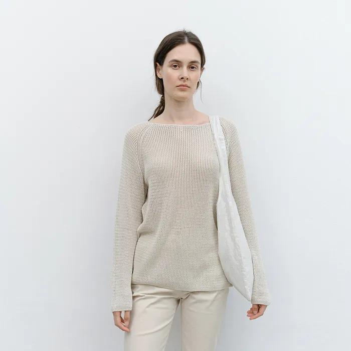 [3rd] Breeze Linen Knit in Oat Gray