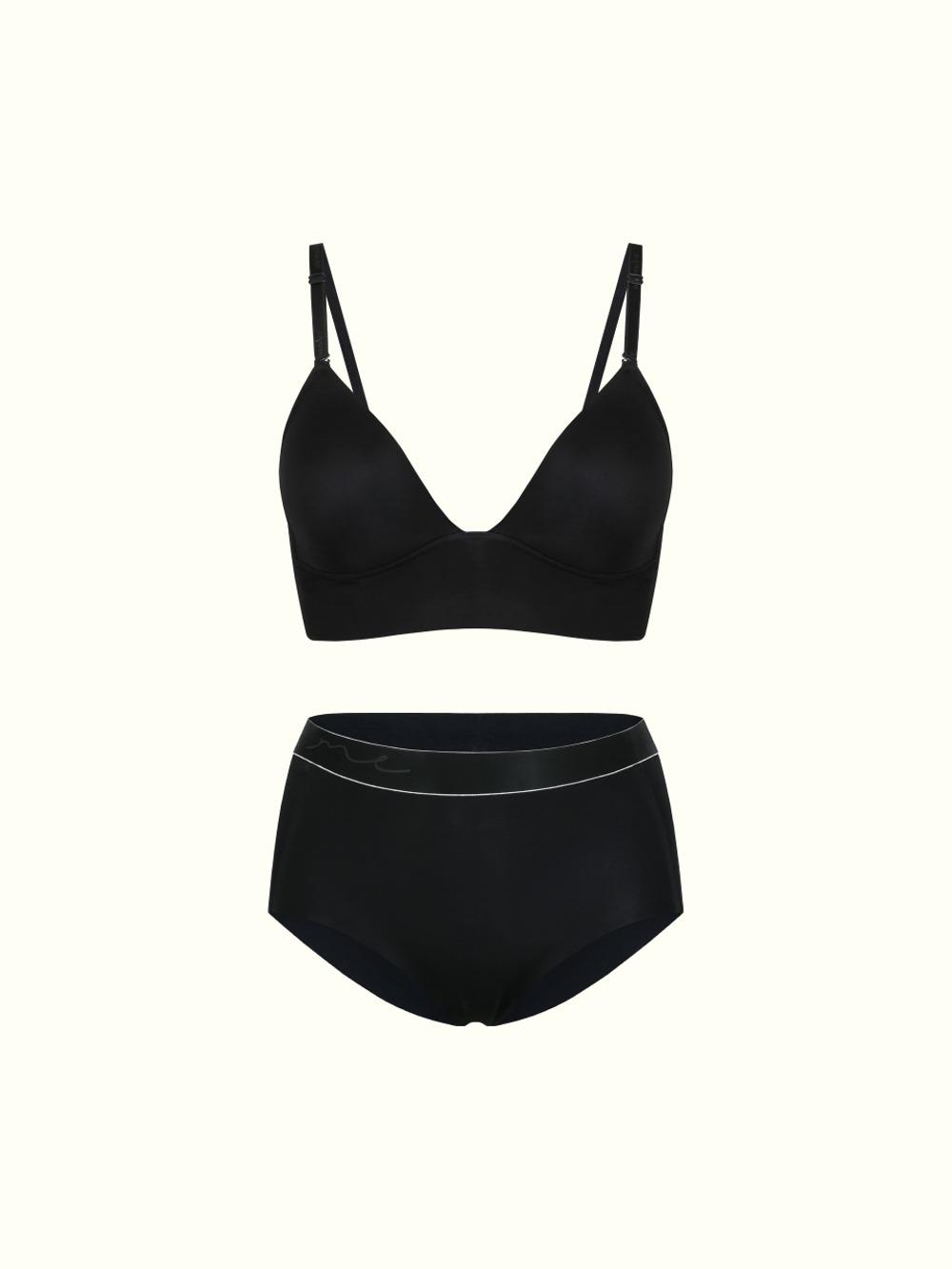 [W] 에어 프리컷 브라 & 에어 프리컷 삼각팬티 SET