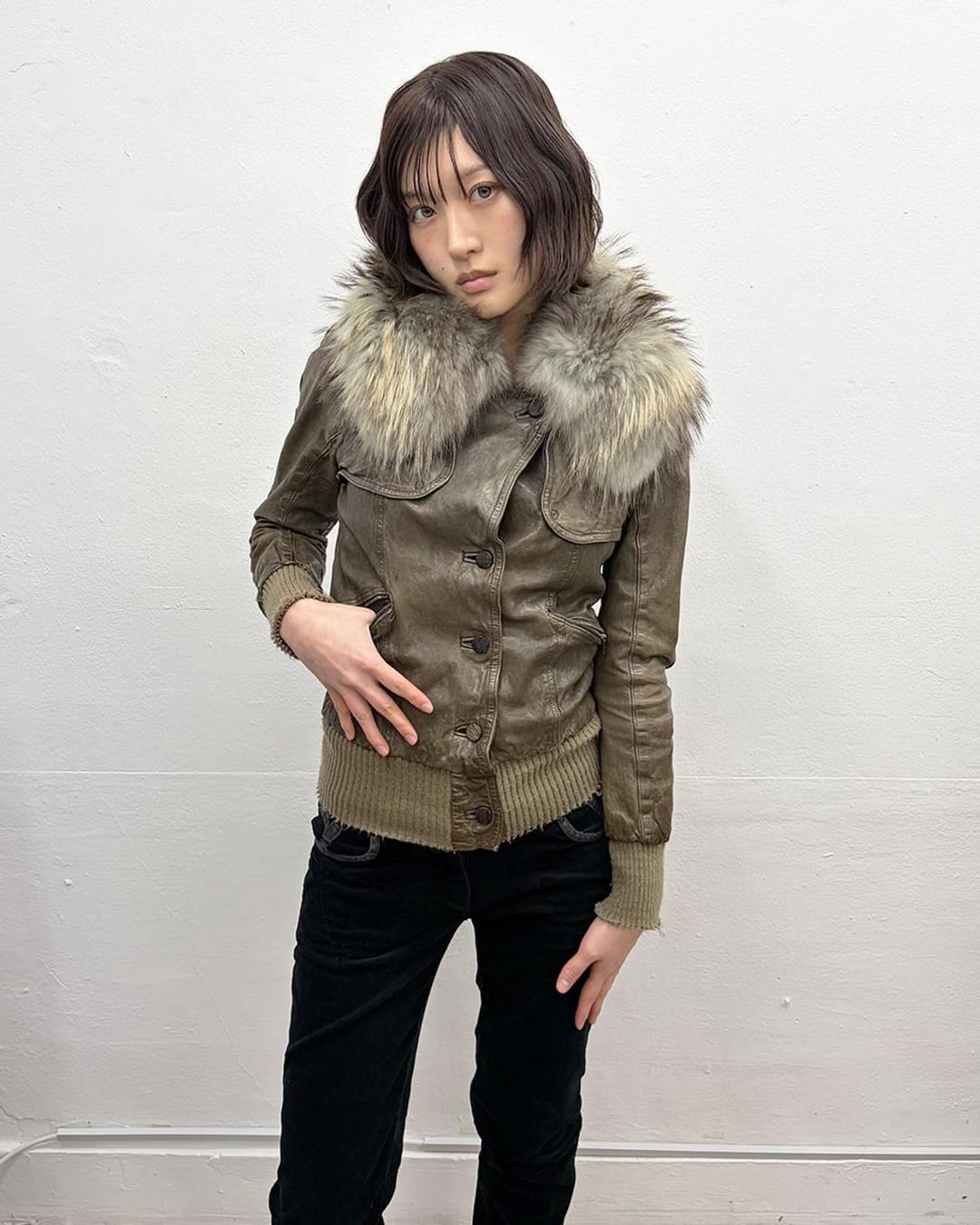 조르지오 브라토 퍼 트리밍 베라펠레 레더 자켓 | 후루츠패밀리