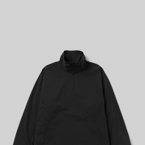 LUMBERJACK'S HALF ZIP UP_CHARCOAL BLACK