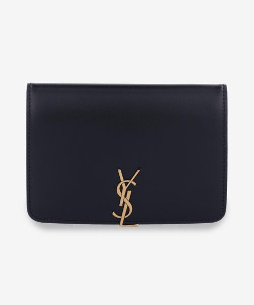 모노그램 볼테르 여권 지갑 - 블랙:골드 / 8218850SX0W1000