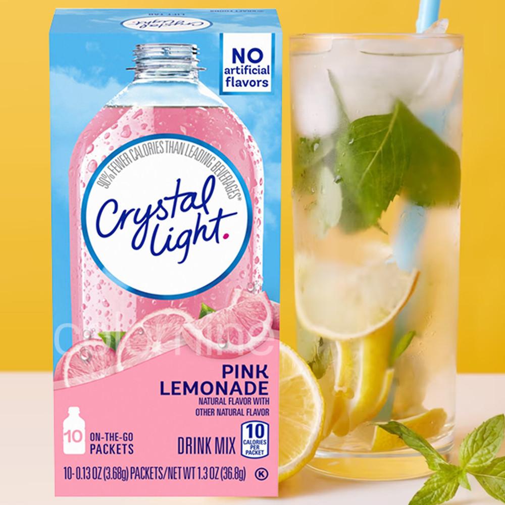 크리스탈라이트 10포 온더고 저칼로리 핑크레몬에이드 외 7종 [원산지:미국]