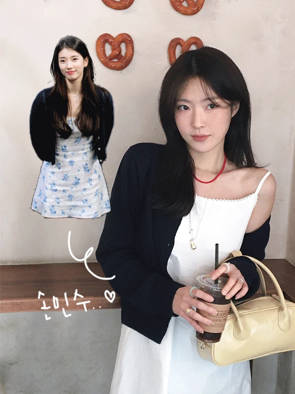 벨로 레이스 나시 미니 원피스 ops (2color)