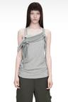 RAWCUT HALTER SLEEVELESS MELANGE GRAY