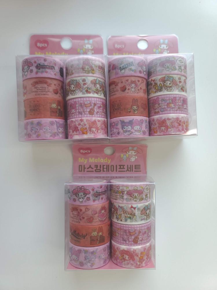 마이멜로디 마스킹테이프 8종 세트