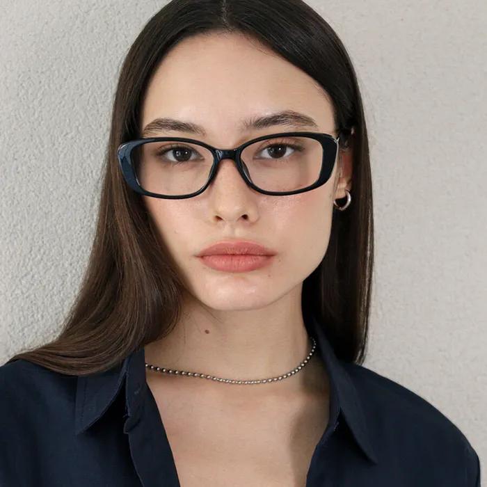 [블루라이트 차단렌즈] Amaris-OB573-Black