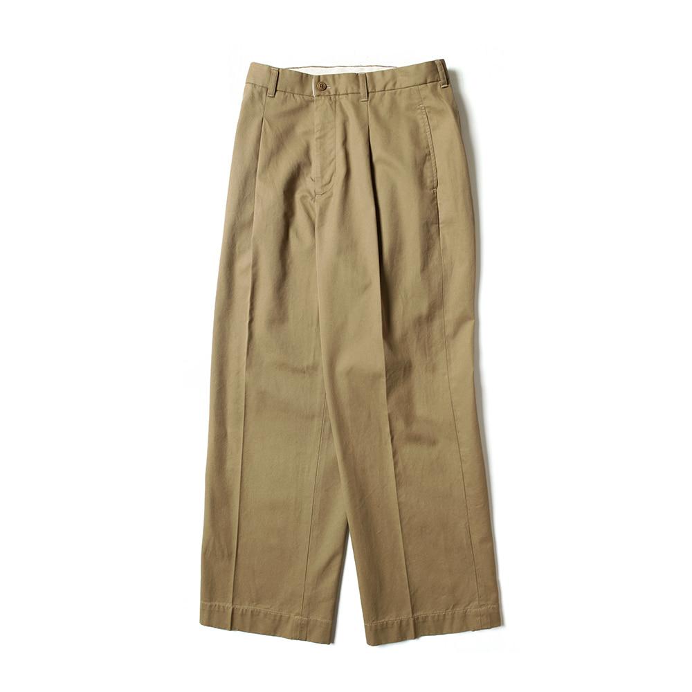 pt1305 원턱 호크니 팬츠-우디베이지