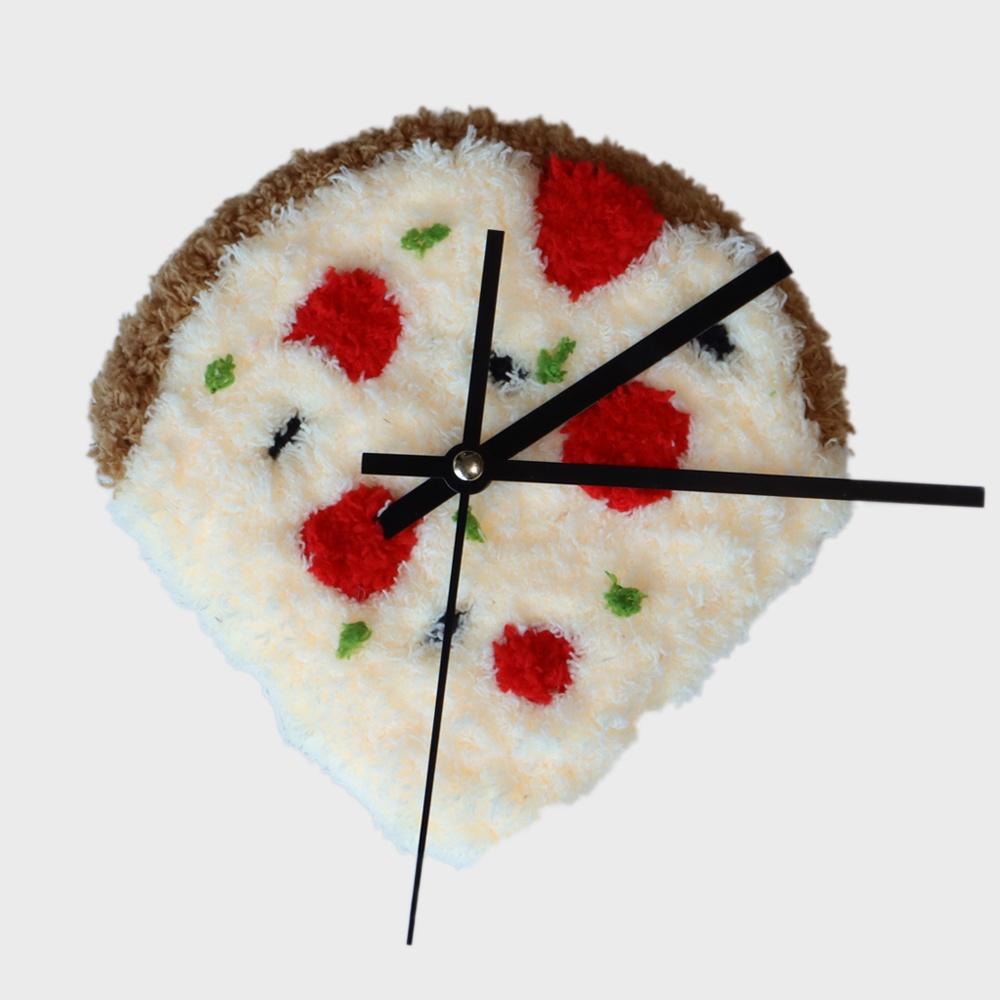 페퍼로니 피자 벽시계 pizza clock