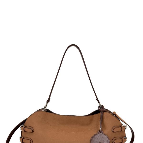 #012 TOGA BIG BAG / BROWN(SUEDE)