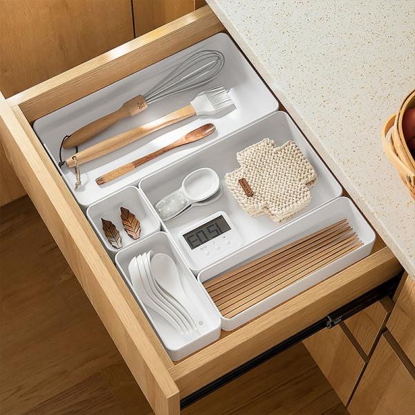 DIY 다용도 정리함 주방 싱크대 서랍 커트러리 화장대 화장품 정리