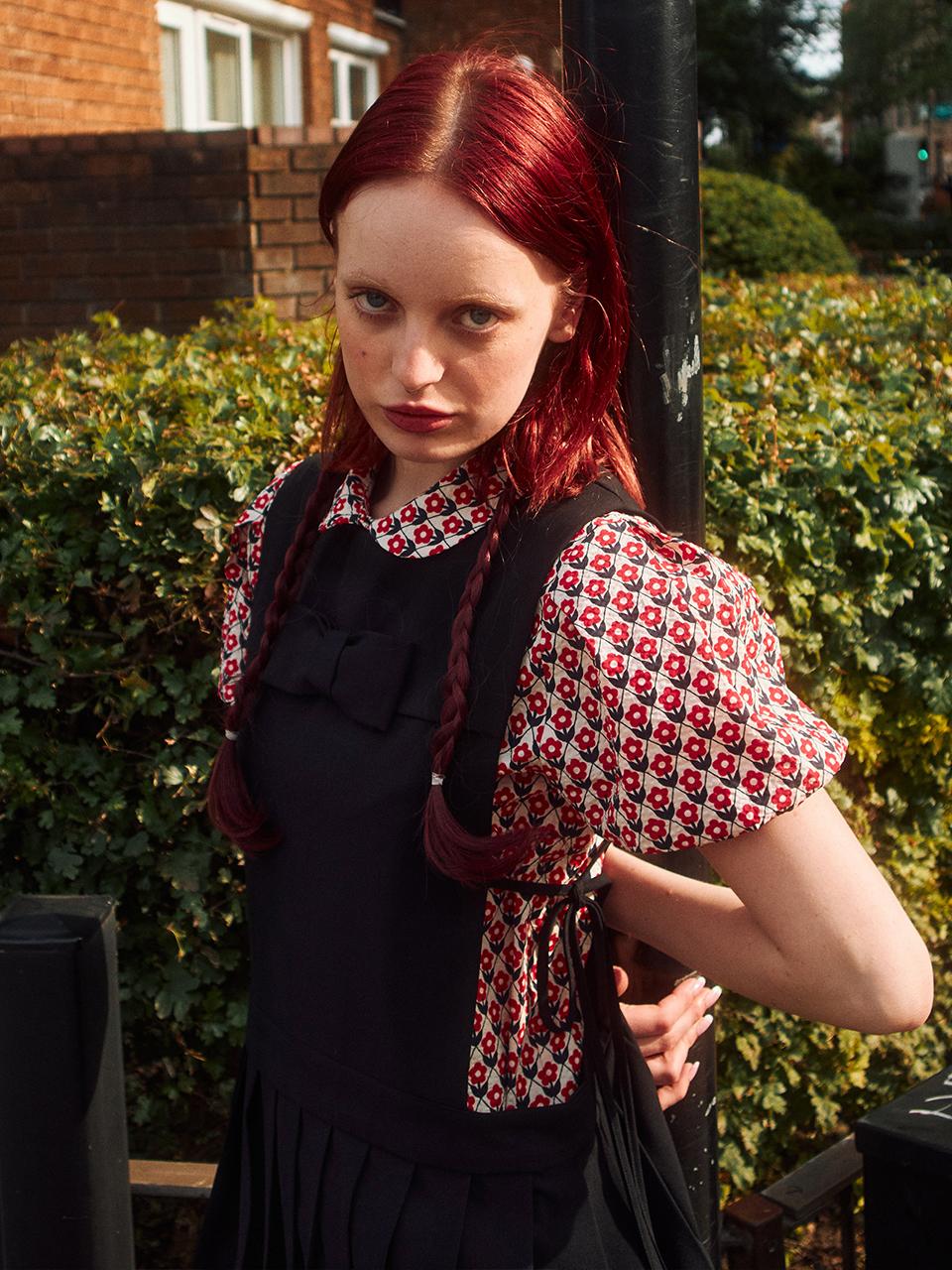 Flower Margaret Blouse_red