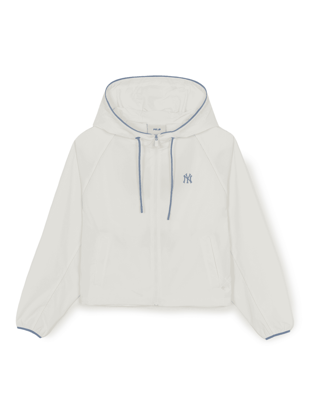 여성 스포티브 컬시브 로고 후드 바람막이 뉴욕양키스