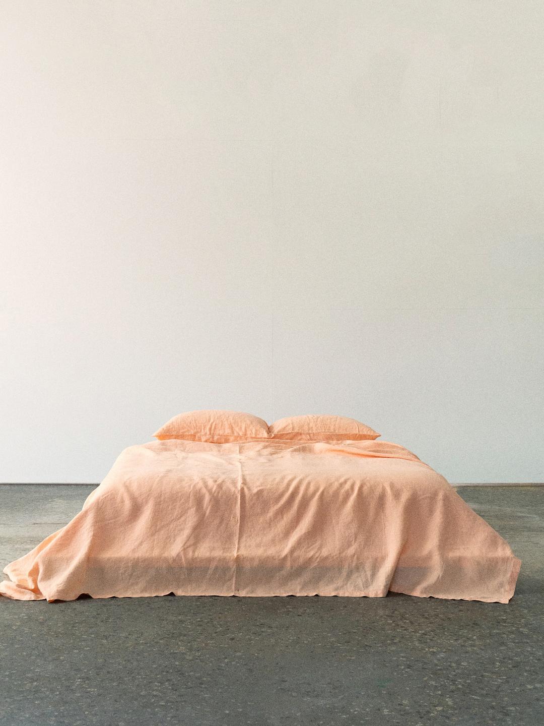 French linen bedding (Papaya)