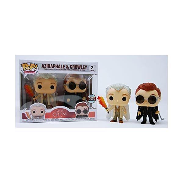Funko POP  TV Good Omens Aziraphale   Crowley Specialty Series Figures  2-Pack