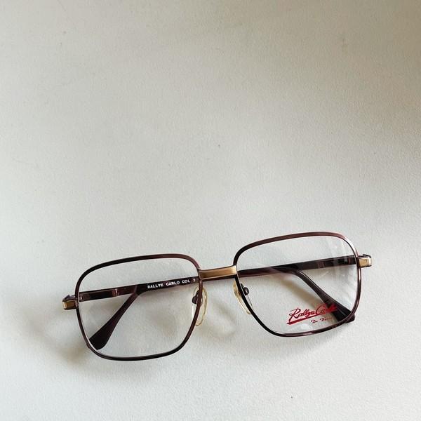 80s Rallye Carlo Classic Square Glasses (made in Monaco)