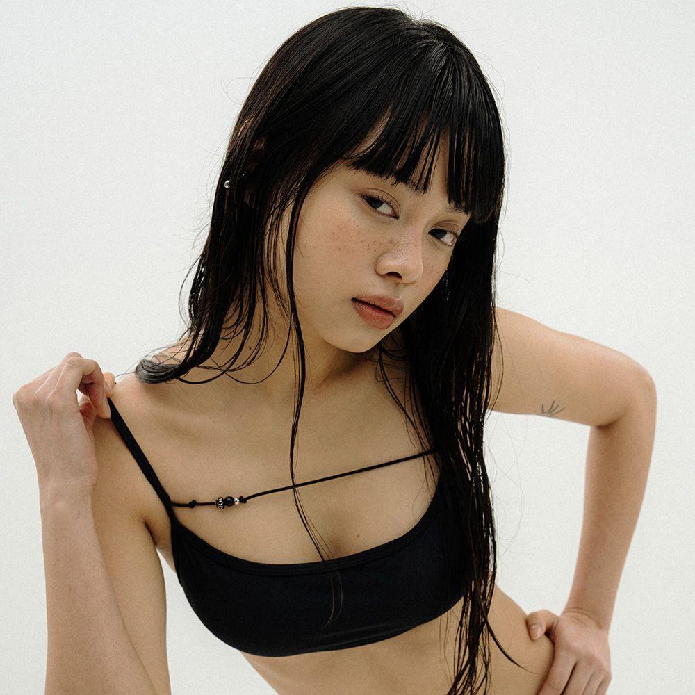 SAPPHIRE BLACK BIKIINI TOP