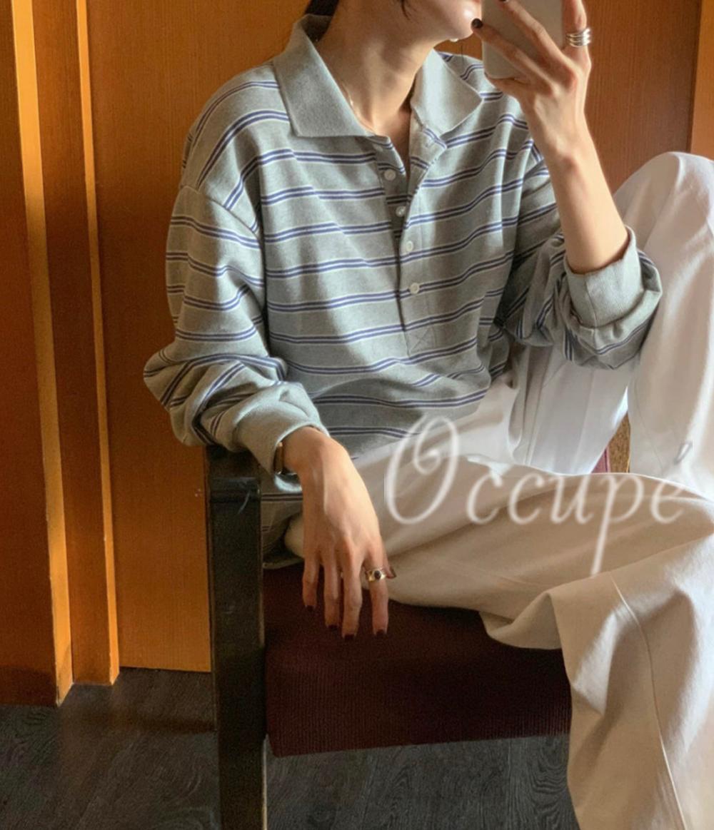 오큐페 시그니처 모니카 카라티 (2col) signature 스트라이프