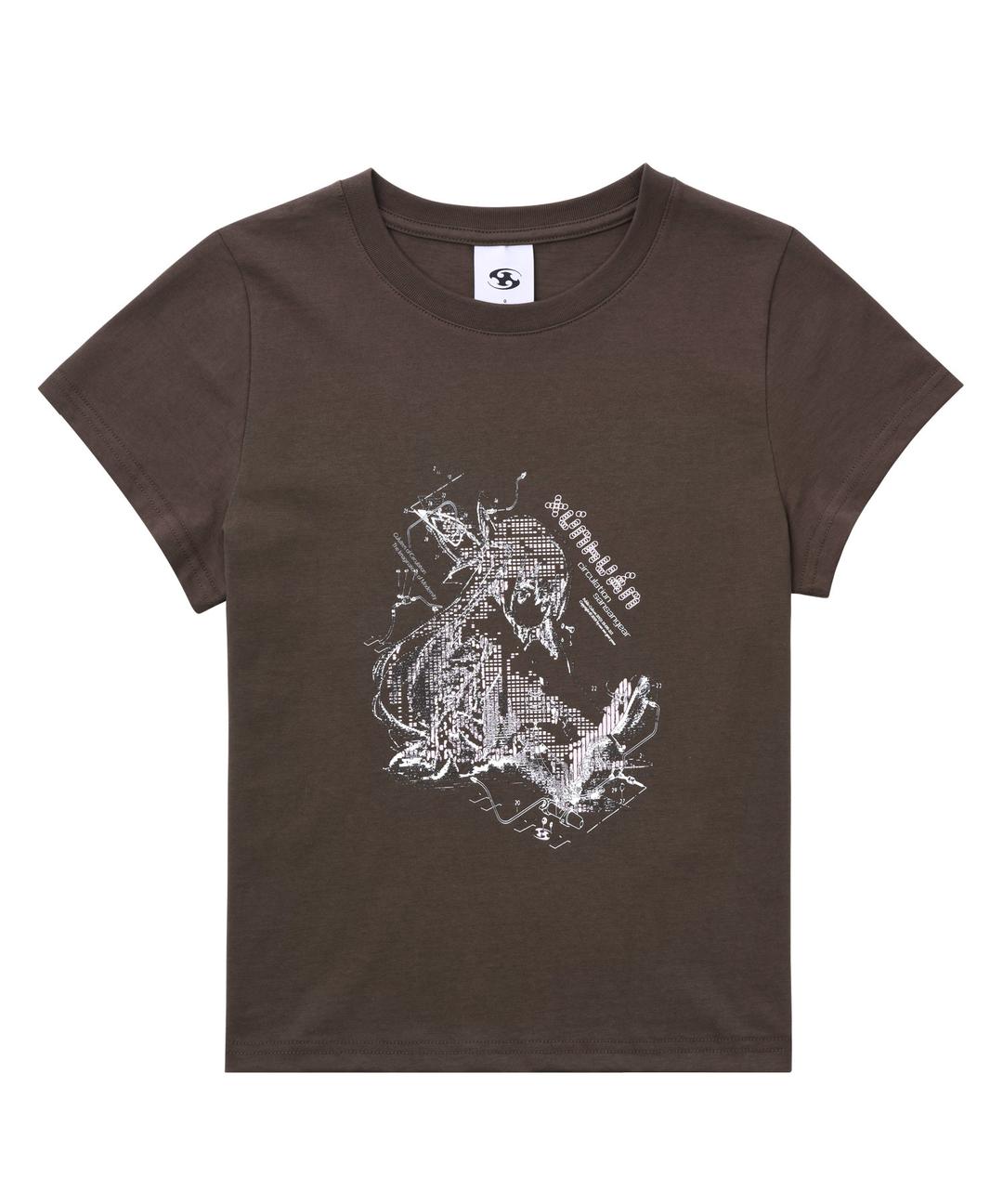 XUNHUAN T-SHIRT_0 [BROWN]