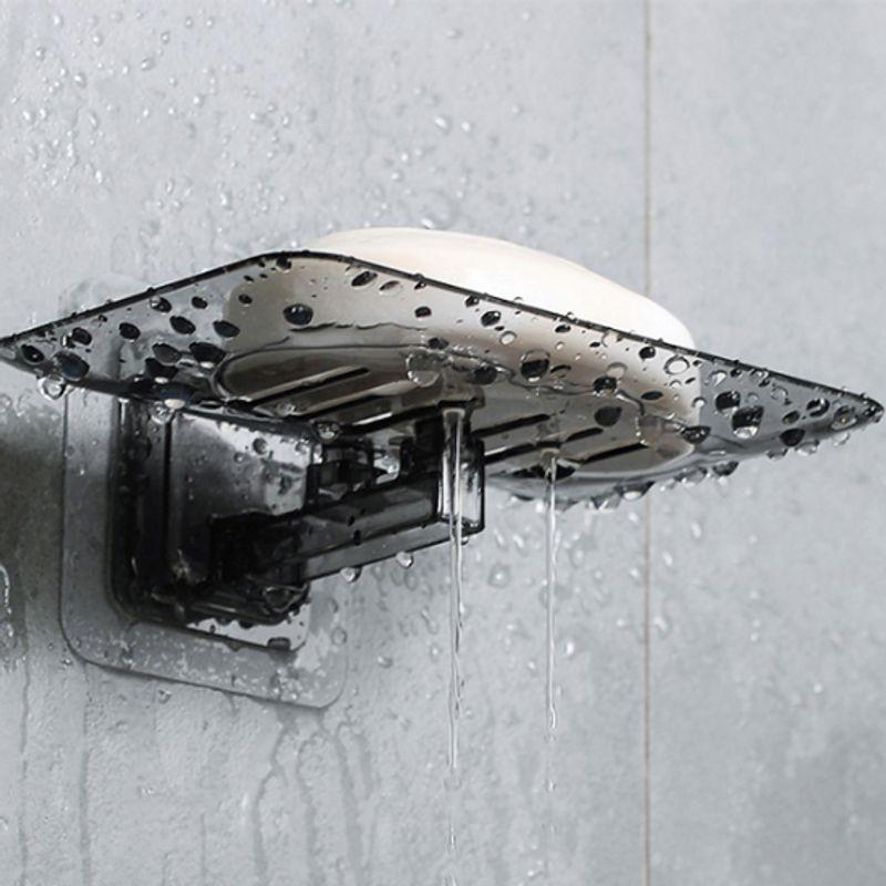 무타공 트레이 거치대 접착식 비누받침대