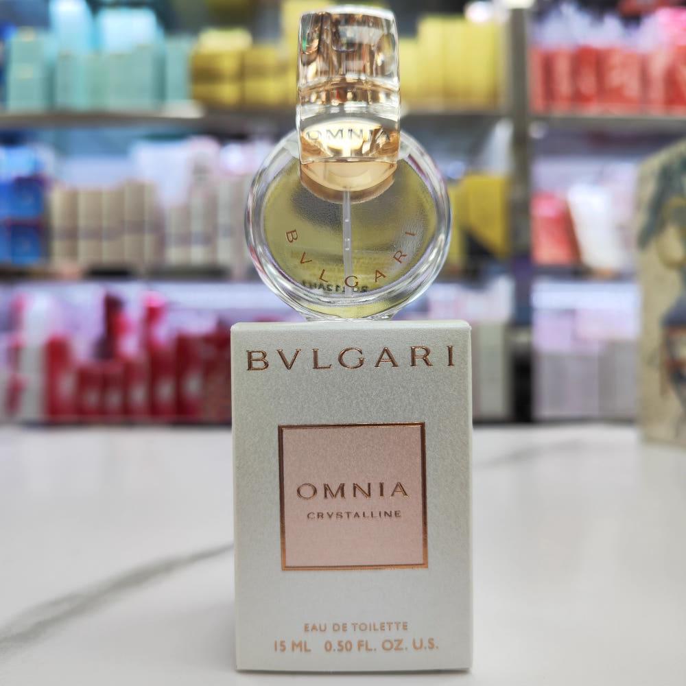 불가리 미니 향수 모음전 옴니아 크리스탈린 오 드 뚜왈렛, 15ml, 1개