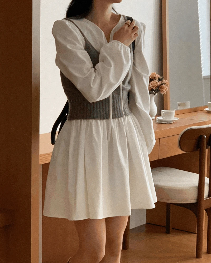 [merci] 폭스 뷔스티에 3color