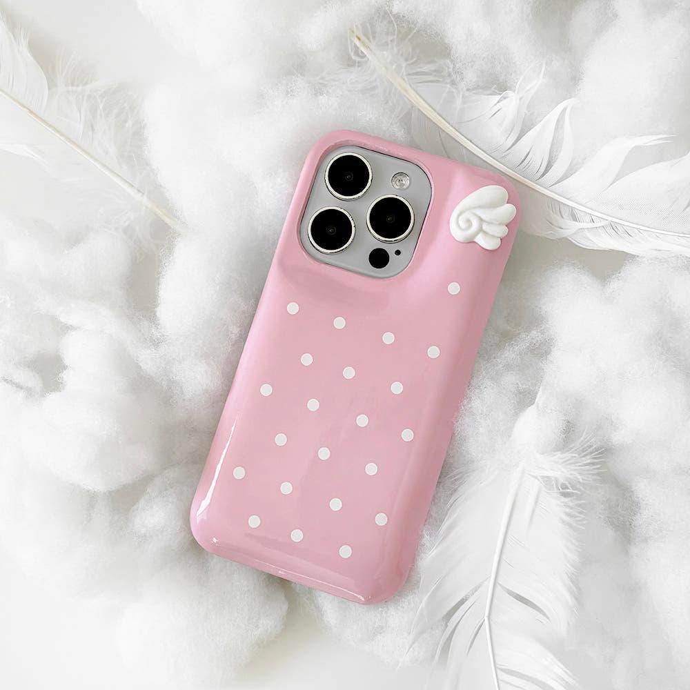 wings dots case / 날개 도트 아이폰 16pro max S24 케이스
