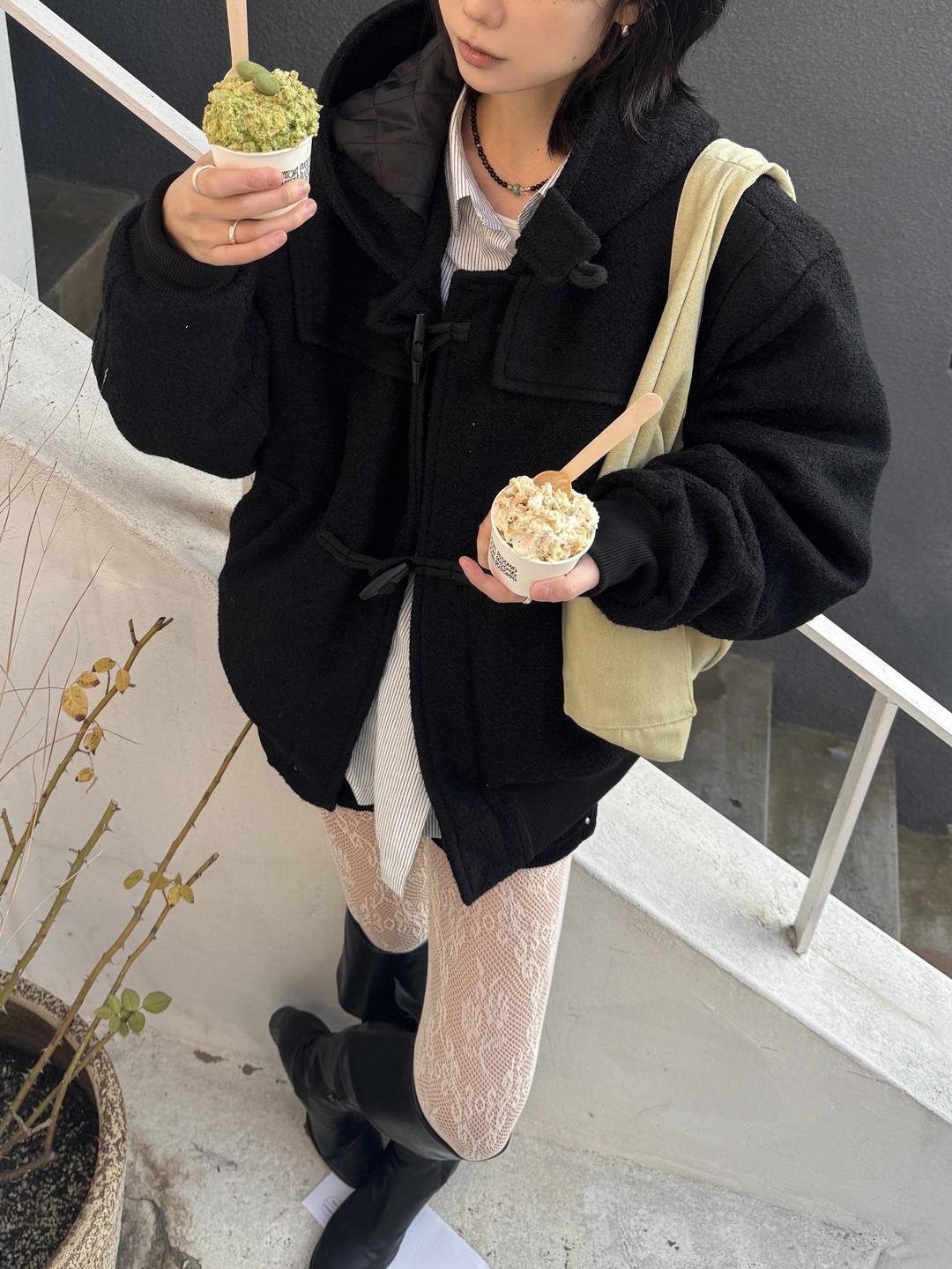 패디드 후드 더플 점퍼 3colors