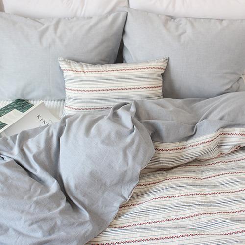 자수 멜란지 베딩세트