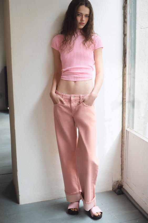 스트럭처 니트 탑