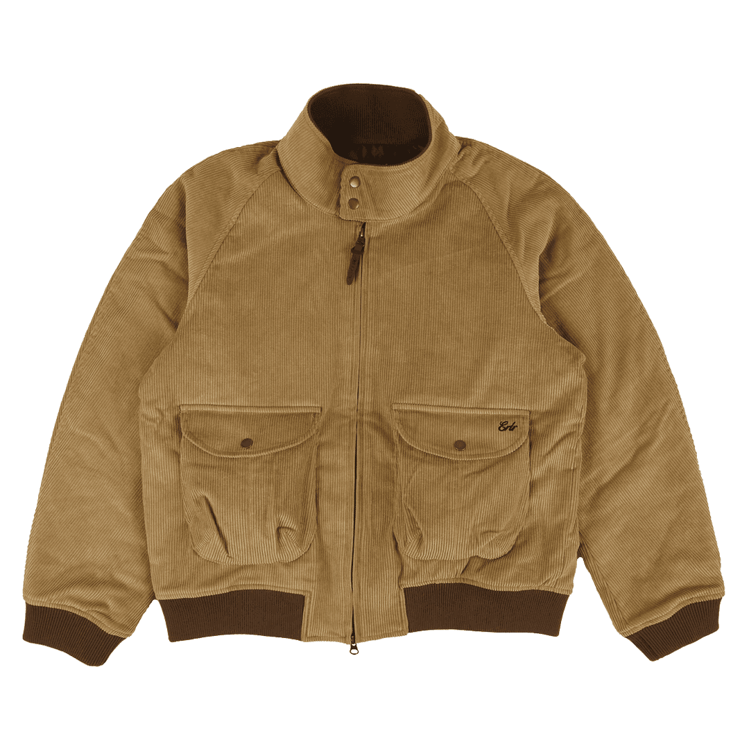 Frontier Corduroy Harrington Jacket Beige
