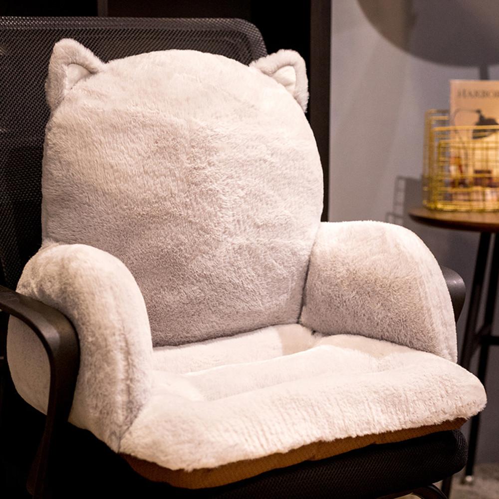 의자위에 올리는 좌식쿠션 귀여운 고양이 모양 푹신해서 안정감을 주는 귀여운 쿠션