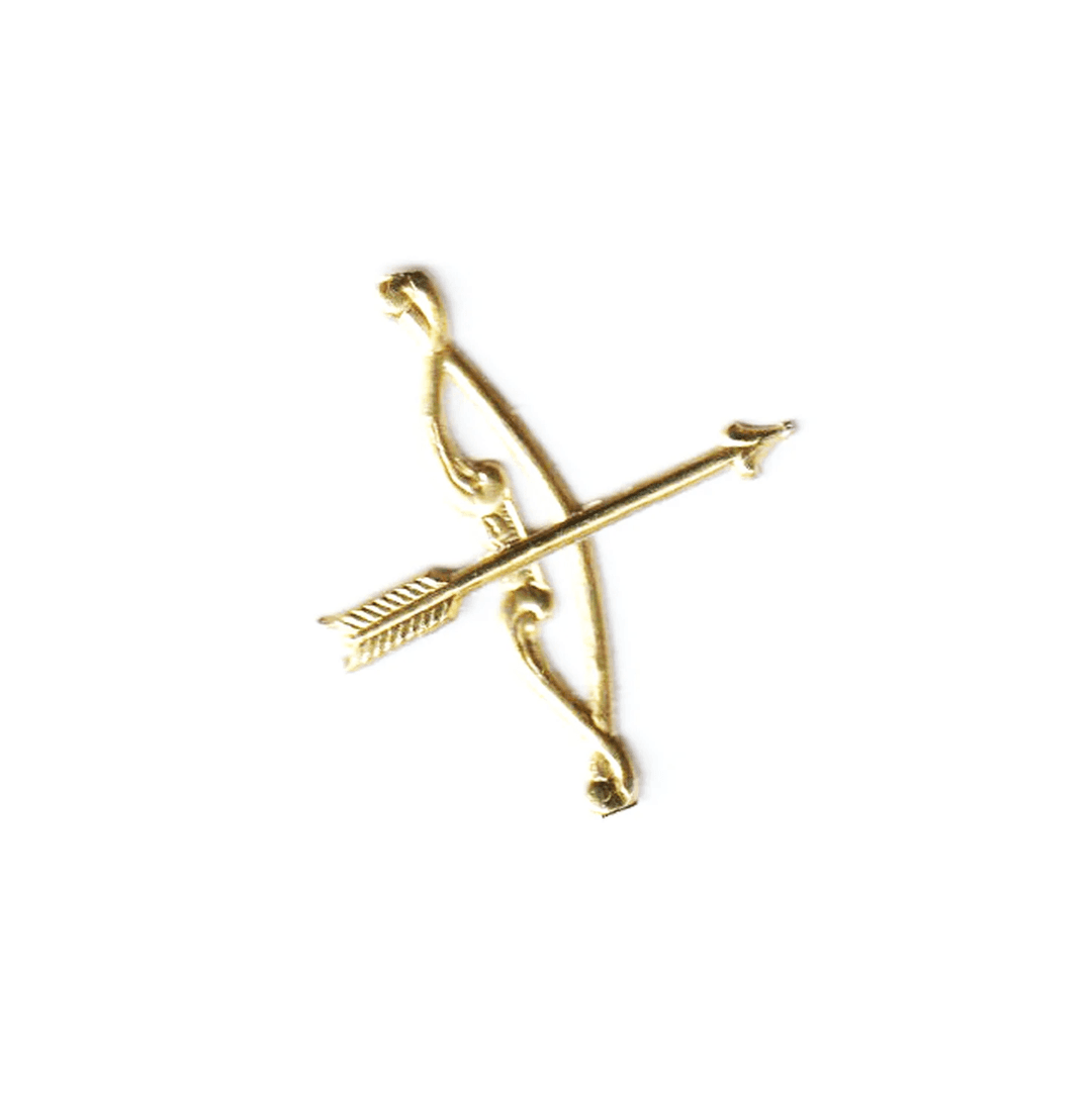 (Victorian Scrap) Bow & Arrow - Mini (Gold) 20 Piece