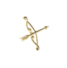 (Victorian Scrap) Bow & Arrow - Mini (Gold) 20 Piece