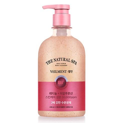 벨먼 스파 수분광채 스크럽 바디워시 블랙로즈향, 580ml, 1개 - 바디워시 | 쿠팡