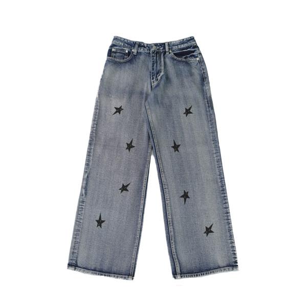 STAR PATTERN JEANS ( Blue )