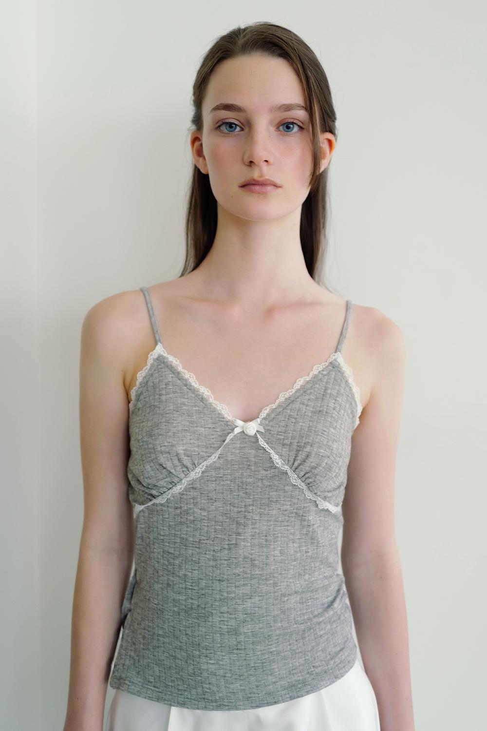 LACE RIBBON SLEEVELESS_TT4W204MG