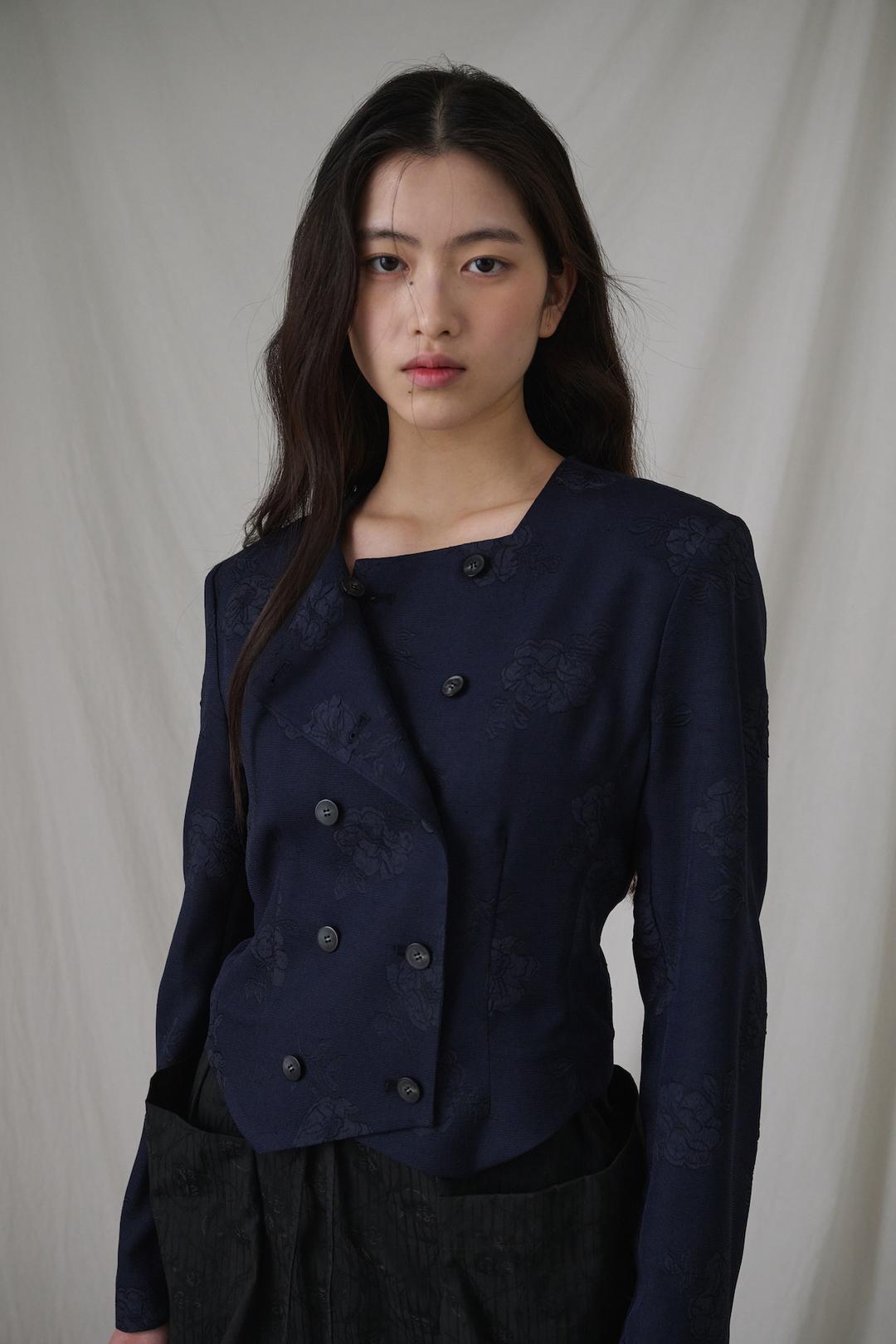 HEATHER JACKET_ NAVY