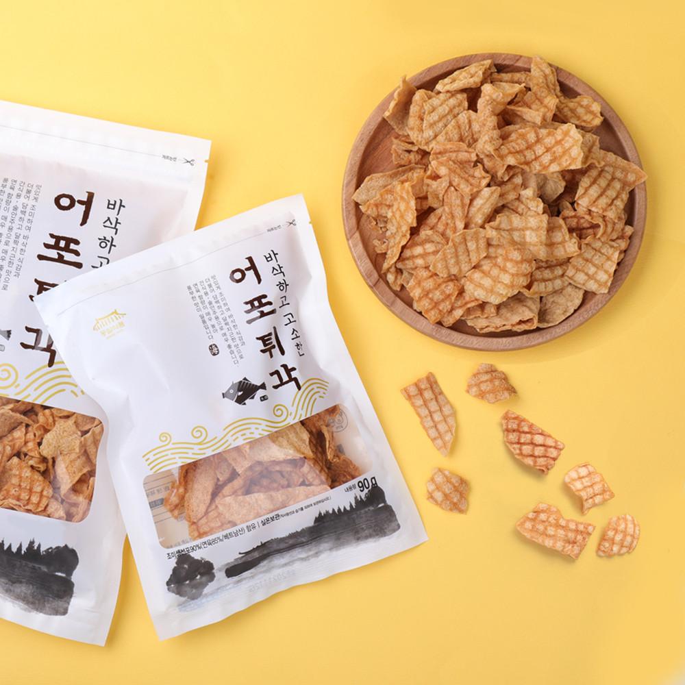 [본사] 동일식품 어포튀각90g 꾸이꾸이 맥주안주 빠삭이 국민어포빠사삭