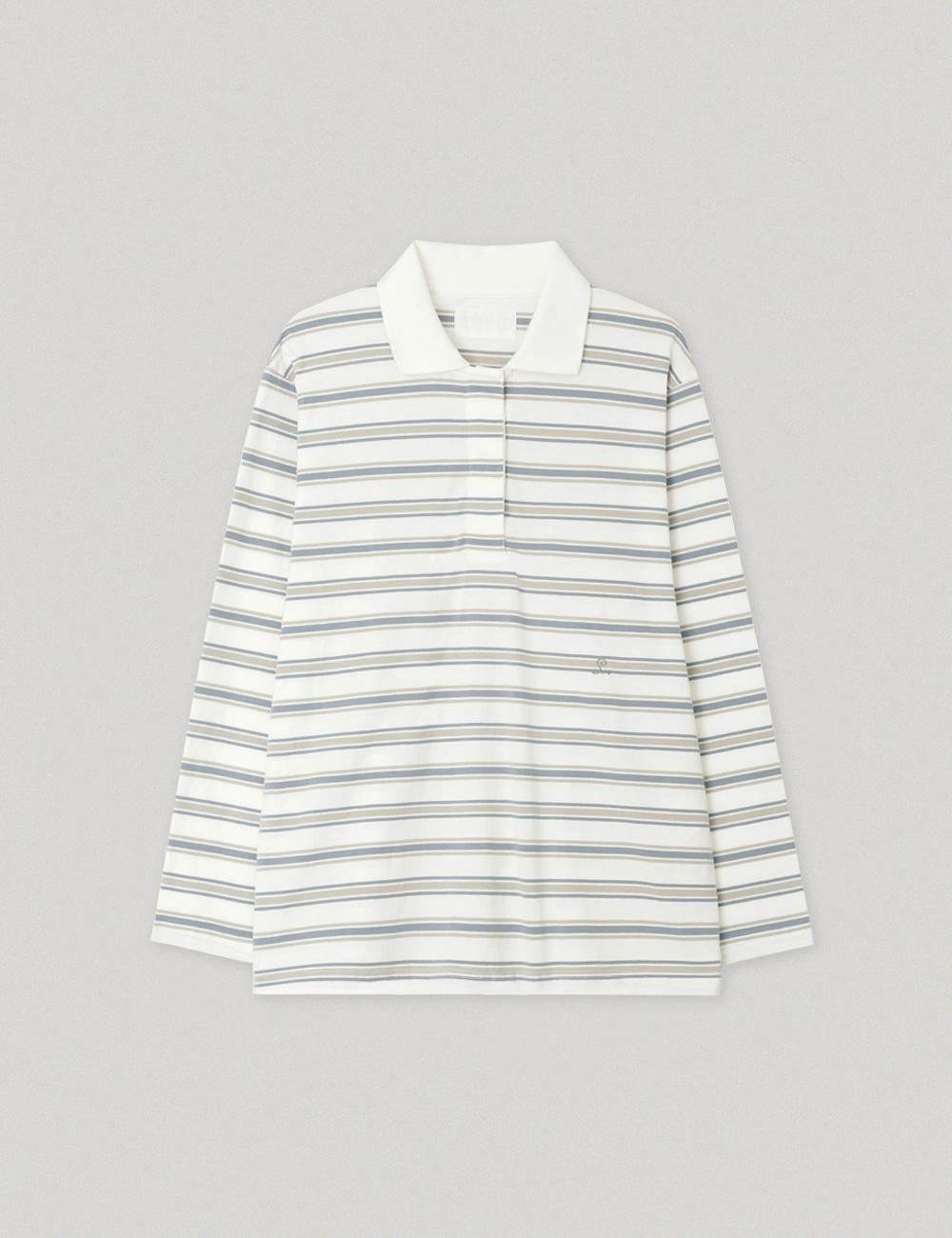 Soft Haze Stripe Pique Tee